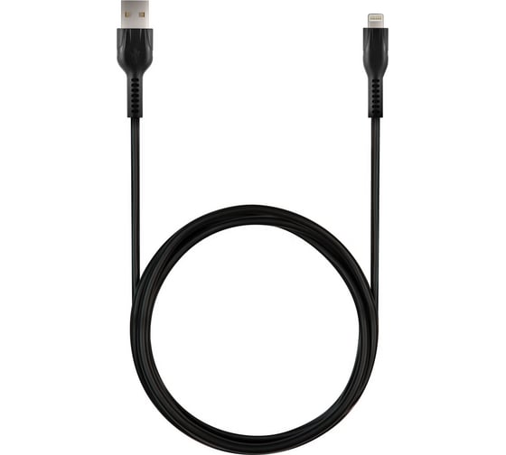 Кабель для зарядки смартфонов и других устройств STIMA usb 2.0 - lightning, черный PC10-24