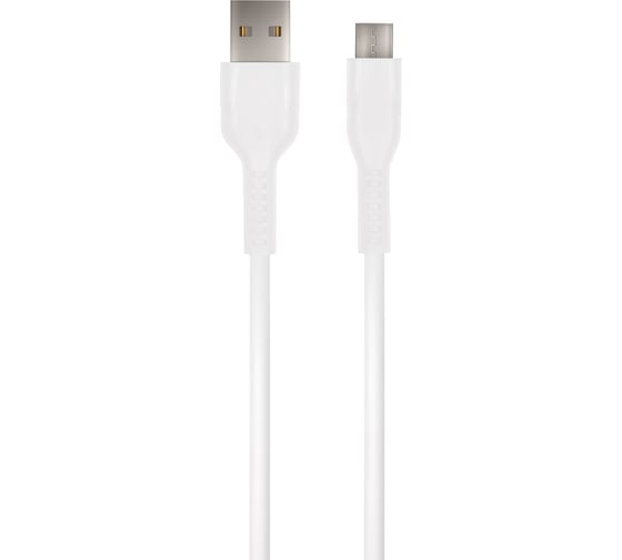 Кабель для зарядки смартфонов и других устройств STIMA usb 2.0 - micro usb, белый PC10-25 1