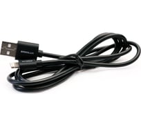 Кабель usb-lightning Ergolux Elx-cdc03-c02 3а, 1,2м, черный, зарядка+передача данных, коробка 15096