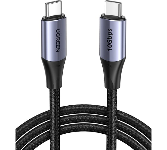 Кабель для зарядки и передачи данных Ugreen USB C 3.1 Gen 2 5A, 1 м 80150
