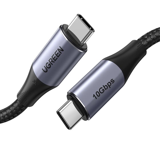 Кабель для зарядки и передачи данных Ugreen USB C 3.1 Gen 2 5A, 1 м 80150