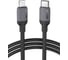 Кабель Ugreen USB C - Lightning, силиконовая оболочка, цвет черный, 1 м 20304 1