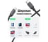 Кабель Ugreen USB C - Lightning, силиконовая оболочка, цвет черный, 1 м 20304 7