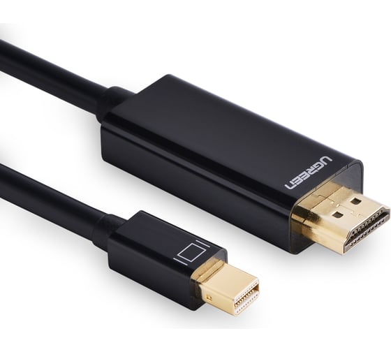 Кабель Mini DP-HDMI Ugreen 4K, 1.5 м, черный 20848