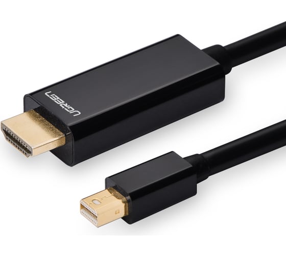 Кабель Mini DP-HDMI Ugreen 4K, 1.5 м, черный 20848