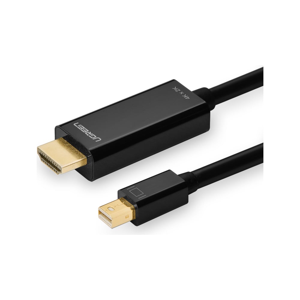 Кабель Mini DP-HDMI Ugreen 4K, 3 м, черный 10455 - выгодная цена, отзывы,  характеристики, фото - купить в Москве и РФ