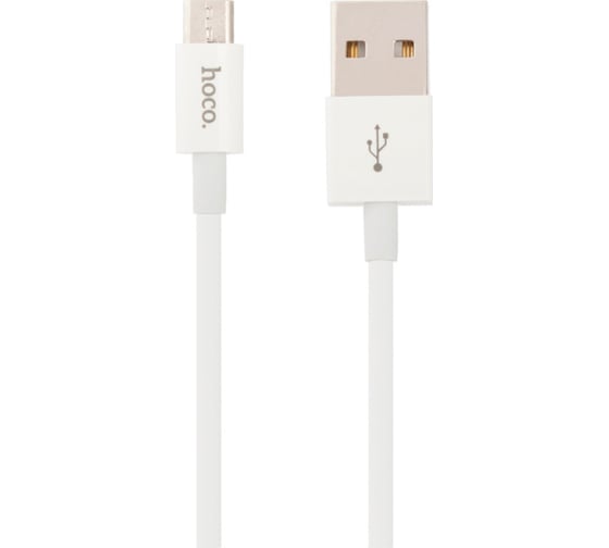 Usb кабель Hoco x23 skilled microusb, 2.4а, 1м, tpe, белый 0L-00040958 1