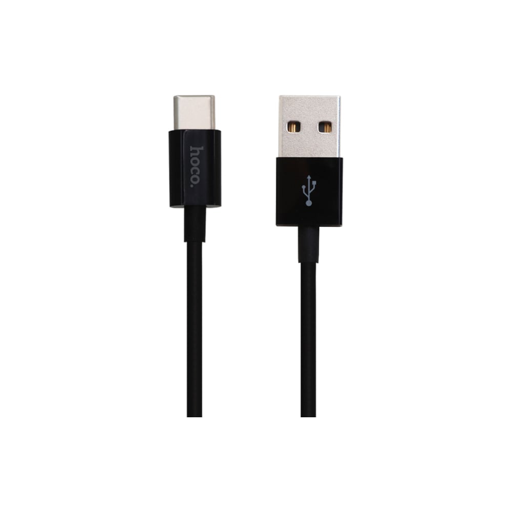 Usb кабель Hoco x23 skilled type-c, 3а, 1м, tpe, черный 0L-00048594 -  выгодная цена, отзывы, характеристики, фото - купить в Москве и РФ