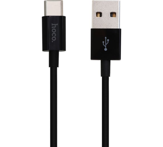Usb кабель Hoco x23 skilled type-c, 3а, 1м, tpe, черный 0L-00048594