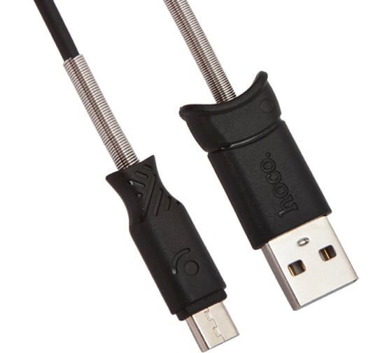 Usb кабель Hoco x24 pisces microusb, 1м, tpe, черный 0L-00038947