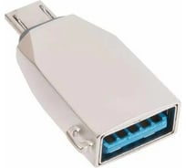 Otg aдаптер Hoco ua10 usb на microusb (серый) 0L-00040866