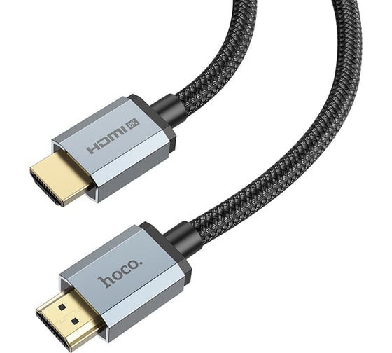 Hdmi кабель Hoco us03 2.0м, 4k video, нейлон (черный) 0L-00056003