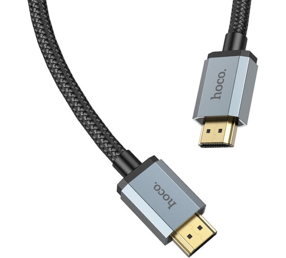 Hdmi кабель Hoco us03 2.0м, 4k video, нейлон (черный) 0L-00056003