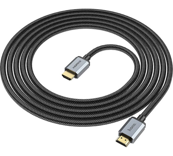 Hdmi кабель Hoco us03 2.0м, 8k video, нейлон (черный) 0L-00056004