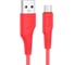 Usb кабель Hoco x58 airy microusb, 2.4а, 1м, силикон, красный 0L-00053824 1