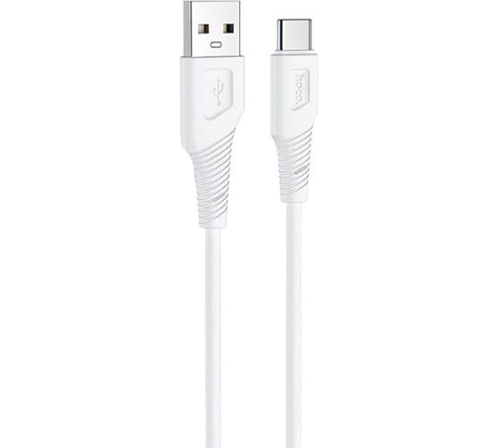 Usb кабель Hoco x58 airy type-c, 3а, 1м, силикон, белый 0L-00050609