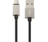 Usb кабель Hoco u49 refined steel microusb, 2.4а, 1.2м, tpe (черный) 0L-00041028 1