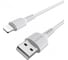 Usb кабель Borofone bx16 easy lightning 8-pin, 1м, pvc, белый 0L-00043167 1
