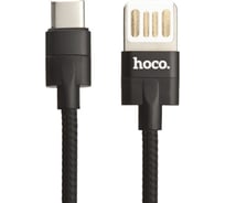 Usb кабель Hoco u55 outstanding type-c, 2.4а, 1.2м, нейлон (черный) 0L-00043298