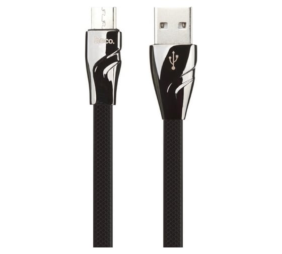 Usb кабель Hoco u57 twisting microusb, 2.4а, 1.2м, tpe (черный) 0L-00043600