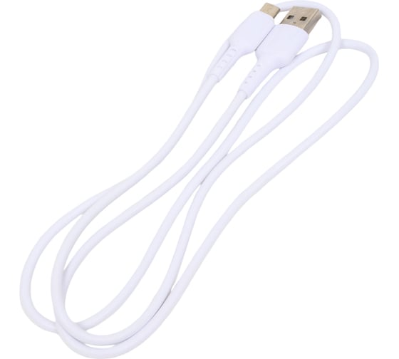Usb кабель Borofone bx16 easy microusb, 1м, pvc, белый 0L-00043169
