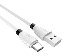 Кабель Hoco Usb x27 excellent type-c, 2.4а, 1.2м, tpe (белый) 0L-00039747