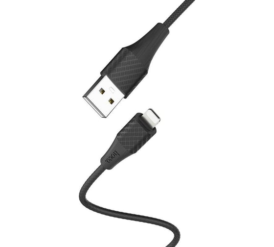Кабель Hoco Usb x32 exelent lightning 8-pin, 1м, tpe (черный) 0L-00057655