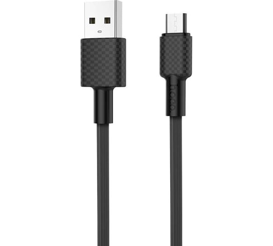 Кабель Hoco Usb x29 superior style microusb, 1м, tpe (черный) 0L-00040864