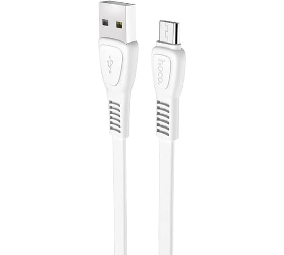 Кабель Hoco Usb x40 noah microusb, 2.4а, 1м, tpe (белый) 0L-00050577 28112042