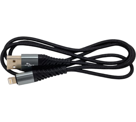 Кабель Hoco Usb x38 cool lightning 8-pin, 2.4а, 1м, нейлон (черный) 0L-00043728