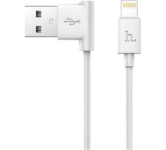 Usb кабель Hoco upl11 lightning 8-pin, 1.2м, tpu (белый) 0L-00041032 1