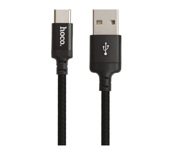 Usb кабель Hoco x14 times speed type-c, 2м, нейлон (черный) 0L-00044971 1