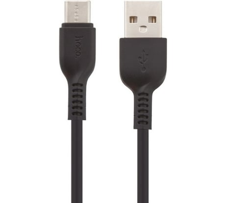 Usb кабель Hoco x20 flash type-c, 2м, tpe (черный) 0L-00043969