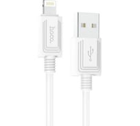 Usb кабель Hoco x73 lightning 8-pin, 2.4а, 1м, pvc (белый) 0L-00055137