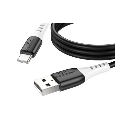 Usb кабель Hoco x82 type-c, 3а, 1м, силикон (черный) 0L-00055150 28112546