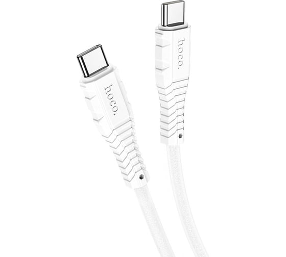 Кабель Usb-c Hoco x67 nano type-c, 3а, pd 60w, 1м, силикон (белый) 0L-00053819 1