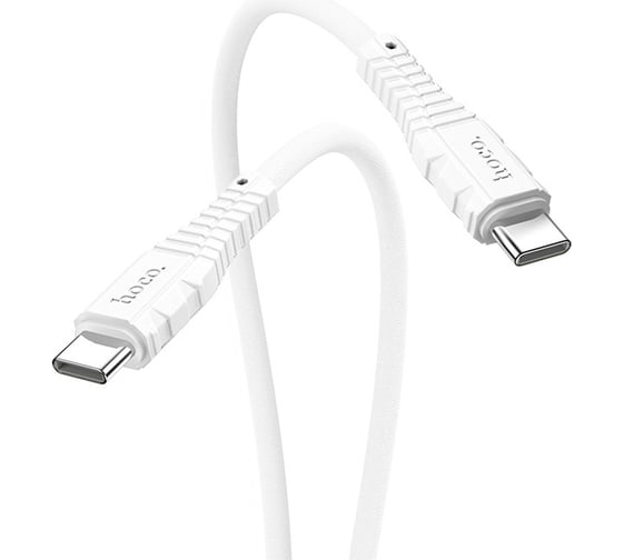 Кабель Usb-c Hoco x67 nano type-c, 3а, pd 60w, 1м, силикон (белый) 0L-00053819