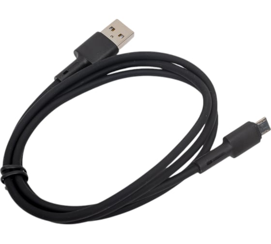 Usb кабель Borofone bx31 soft silicone micro usb, 1м, 2.4a, силикон, черный 0L-MG-WF836
