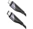 Usb-c кабель Hoco u95 freeway lightning 8-pin, 3а, pd20w, 1.2м, нейлон (черный) 0L-00050599 1