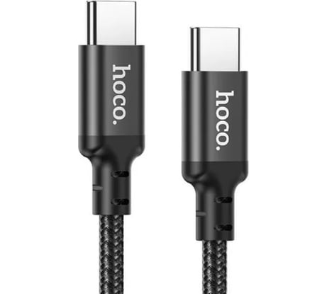 Usb-c кабель Hoco x14 times speed type-c, 3а, 60w, 1м, нейлон (черный) 0L-00053233