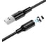USB кабель Borofone bx41 amiable lightning 8-pin, магнитный, 1м, 2.4a, pvc (черный) 0L-00049994 1