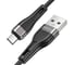 USB кабель Borofone bx46 rush microusb, 1м, 2.4a, силикон (черный) 0L-00050237 1