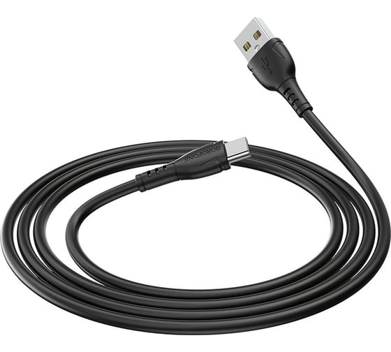 USB кабель Borofone bx51 triumph type-c, 1м, 3a, pvc (черный) 0L-00050540