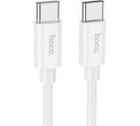 Usb-c кабель Hoco x87 magic type-c, 3а, pd60w, 1м, силикон (белый) 0L-00057783