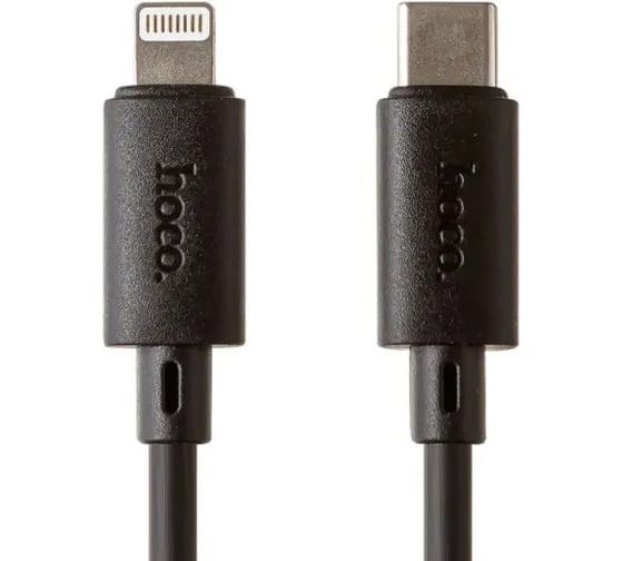 Usb-c кабель Hoco x88 gratified lightning 8-pin, 3а, pd20w, 1м, pvc (черный) 0L-00056437 28112744