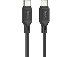 Usb-c кабель Hoco x90 cool type-c, 3а, pd60w, 1м, силикон (черный) 0L-00057036