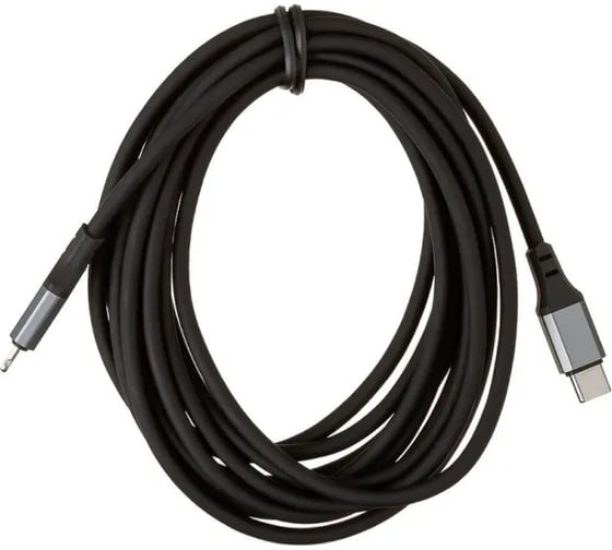 Usb-c кабель Hoco x92 honest lightning 8-pin, 3а, pd20w, 3м, силикон (черный) 0L-00057349 1