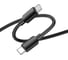Usb-c кабель Hoco x96 hyper type-c, 3а, pd60w, 1м, pvc (черный) 0L-00058901 6931474799128 2