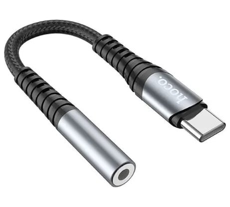 Аудио адаптер Hoco ls33 type-c на 3.5 мм (серебряный) 0L-00054471