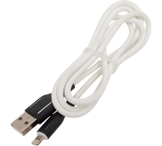 USB кабель Borofone bx63 charming lightning 8-pin, 1м, 2.4a, силикон (белый) 0L-00053158
